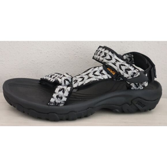 Teva 1093378 Women's Sz 5 Black/White Hurricane 4 Sport Hiking Sandals - Picture 8 of 13